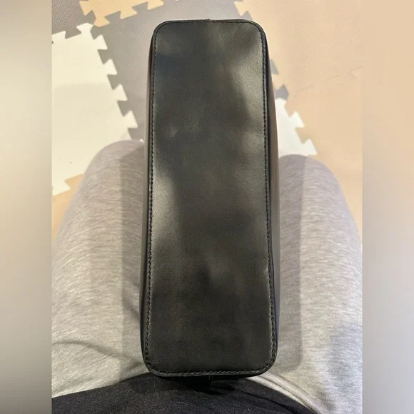 Kate Spade New York Black Leather Tote Bag - Picture 6 of 8